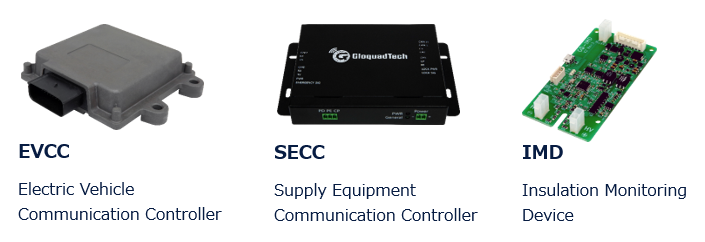 NACS 標準適用 SECC、ISO15118 PnC 機能 適用 電気自動車充電器用 SECC