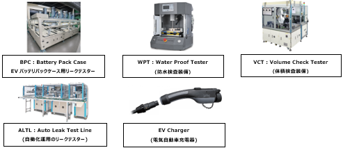 品質及び生産性の向上を図る、DMC独自の技術を採用したリークテスターテスターで(CE認証) / 互換性と安全性を兼ね備えたプレミアム仕様のモジュール式EV充電器